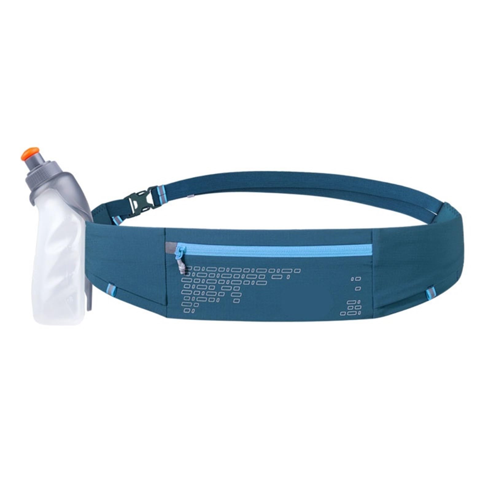 Bequeme Lauf-Hüfttasche for den Außenbereich, Trinkgürtel, Gürteltasche, Sporttaschen for Joggen, Fitness, Fitnessstudio, Wandern Für Herren(Blue with Kettle)
