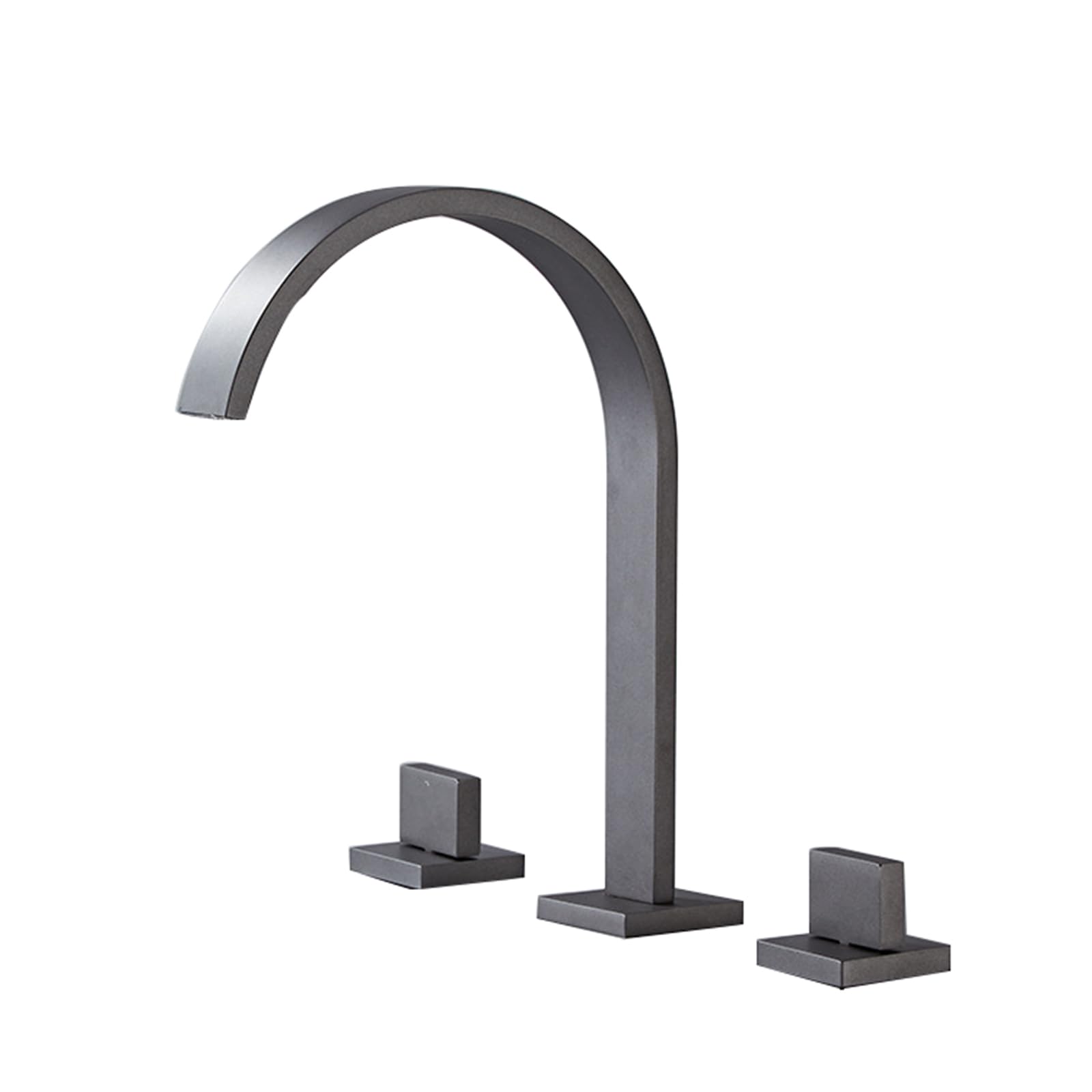 Rubinetto A Cascata Per Lavabo,Rubinetto Bagno Cascata A 3 Fori Con Doppia Maniglia,Rubinetto Lavandino Bagno In Ottone,cromo