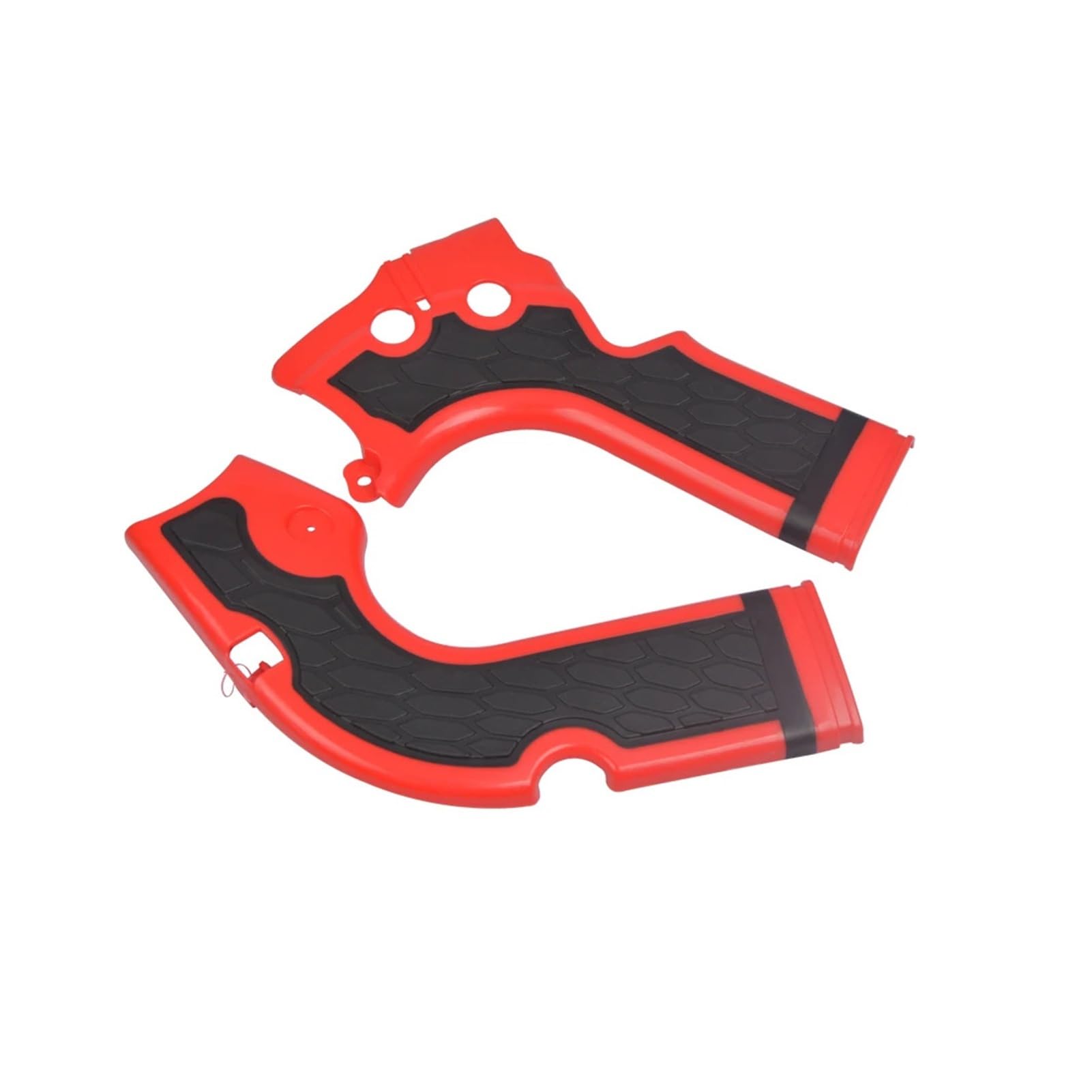 Moto Protezione Telaio Motocross Compatibile con CRF250R CRF450R CRF 250 R CRF 450 R 250R 450R 2013 2014 2015 2016 Protezione Telaio (Size : Red black)