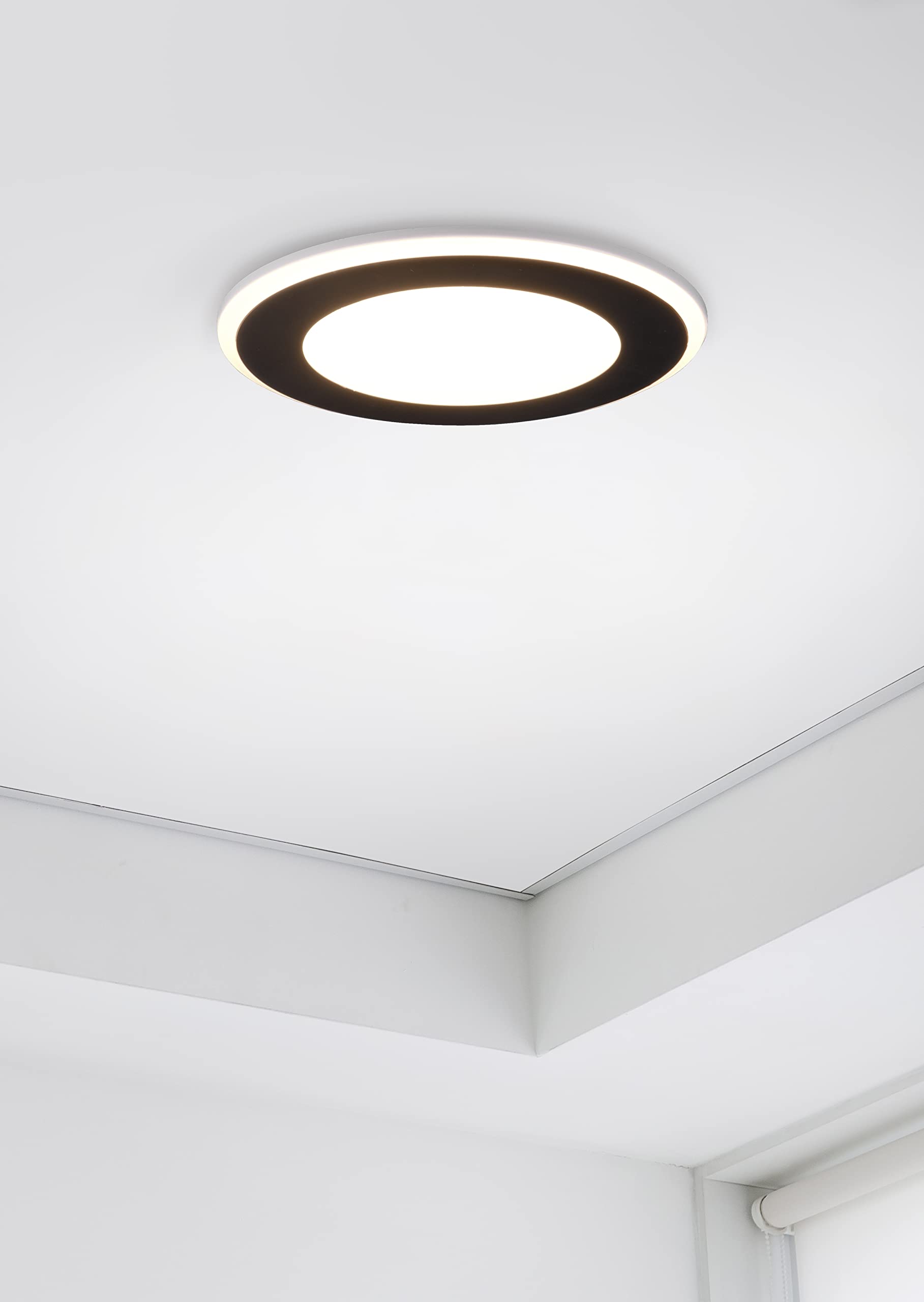 Trio Leuchten LED Einbauleuchte Aura 652410132, Kunststoff Schwarz matt, inklusiv 10 Watt LED |