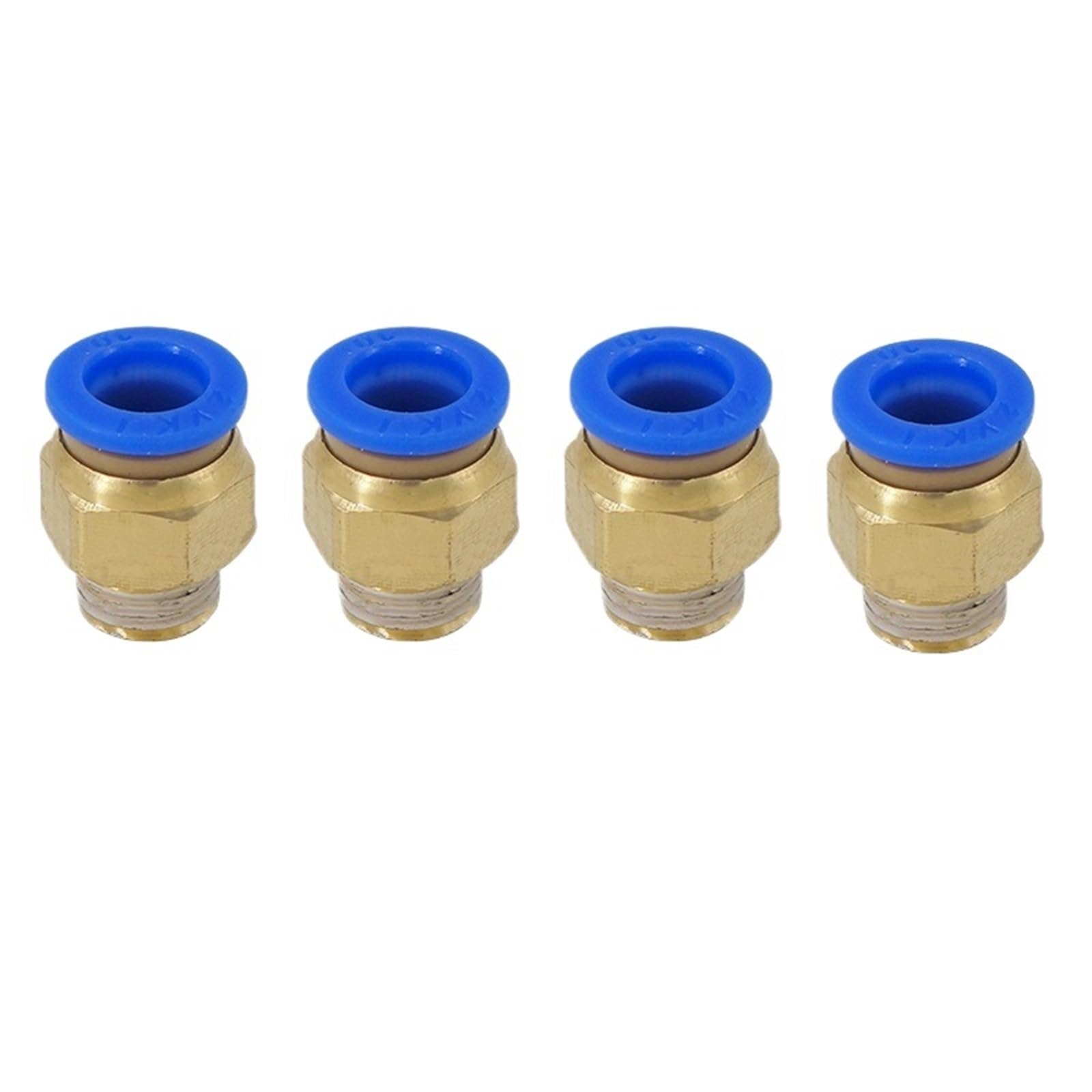 AR2000 G1/4 Mini Air Pressure Regulator Adjustable Pneumatic Reducing Valve With Gauge For Compressor AR1500 BR3000 BR4000 10bar(10MM 4PCS)
