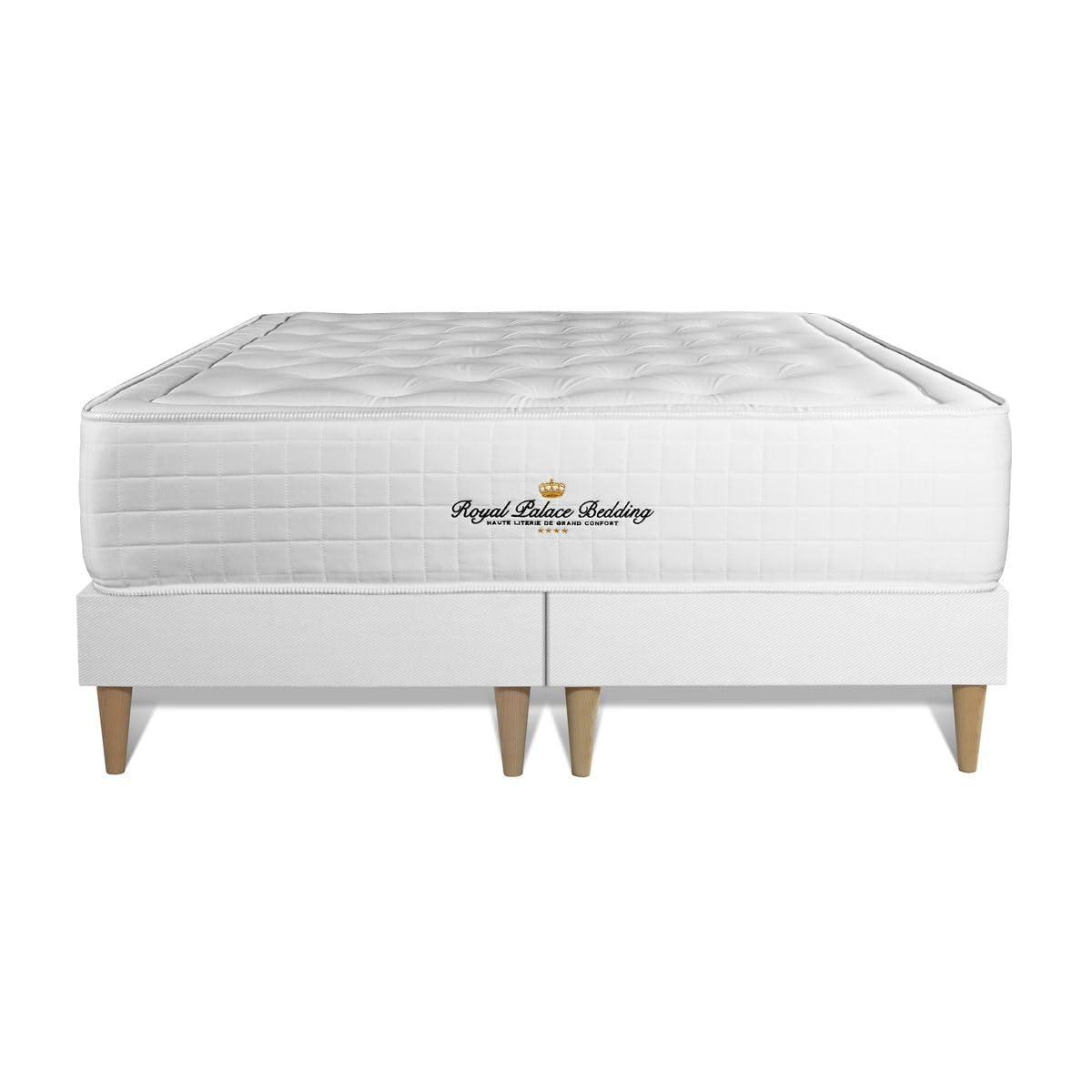 Royal Palace Bedding Ensemble Matelas à mémoire de Forme Maxi épaisseur Buckingham 180x200 Double sommier | Epaisseur : 30 cm | Confort : Equilibré