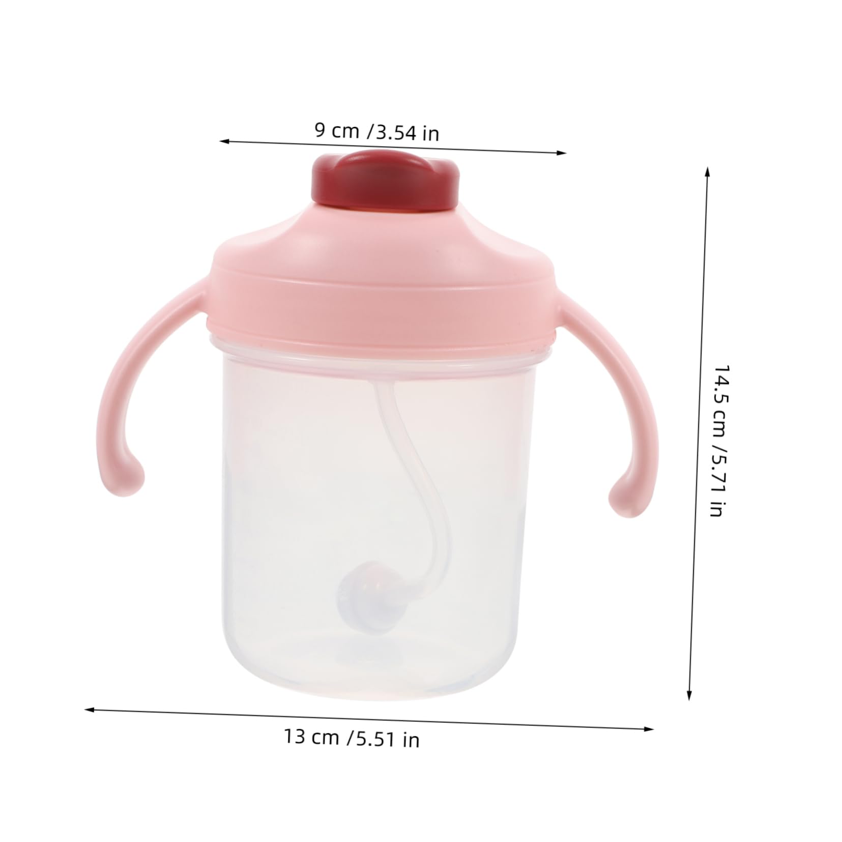 Healeved Hospital Sippy Cup Two Handles Spill Proof Mug for Elderly Dysphagia Cups 300ml