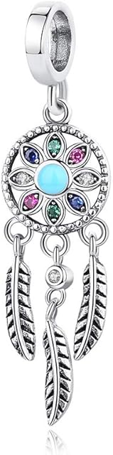 Charms 925 Sterling Silver fits Pandora Bracelets & Necklaces Family Tree Charm Tree of Life Pendant Beads Rose Gold for Women Girls Birthday Gift with Jewelry Box (Colorful)