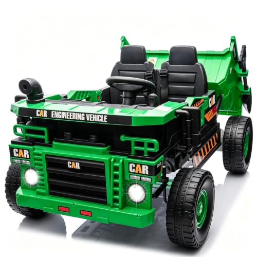 Image of 12V Ride On Toys for Big Kids 12V Ride On Dump Truck Kids' Electric Vehicle