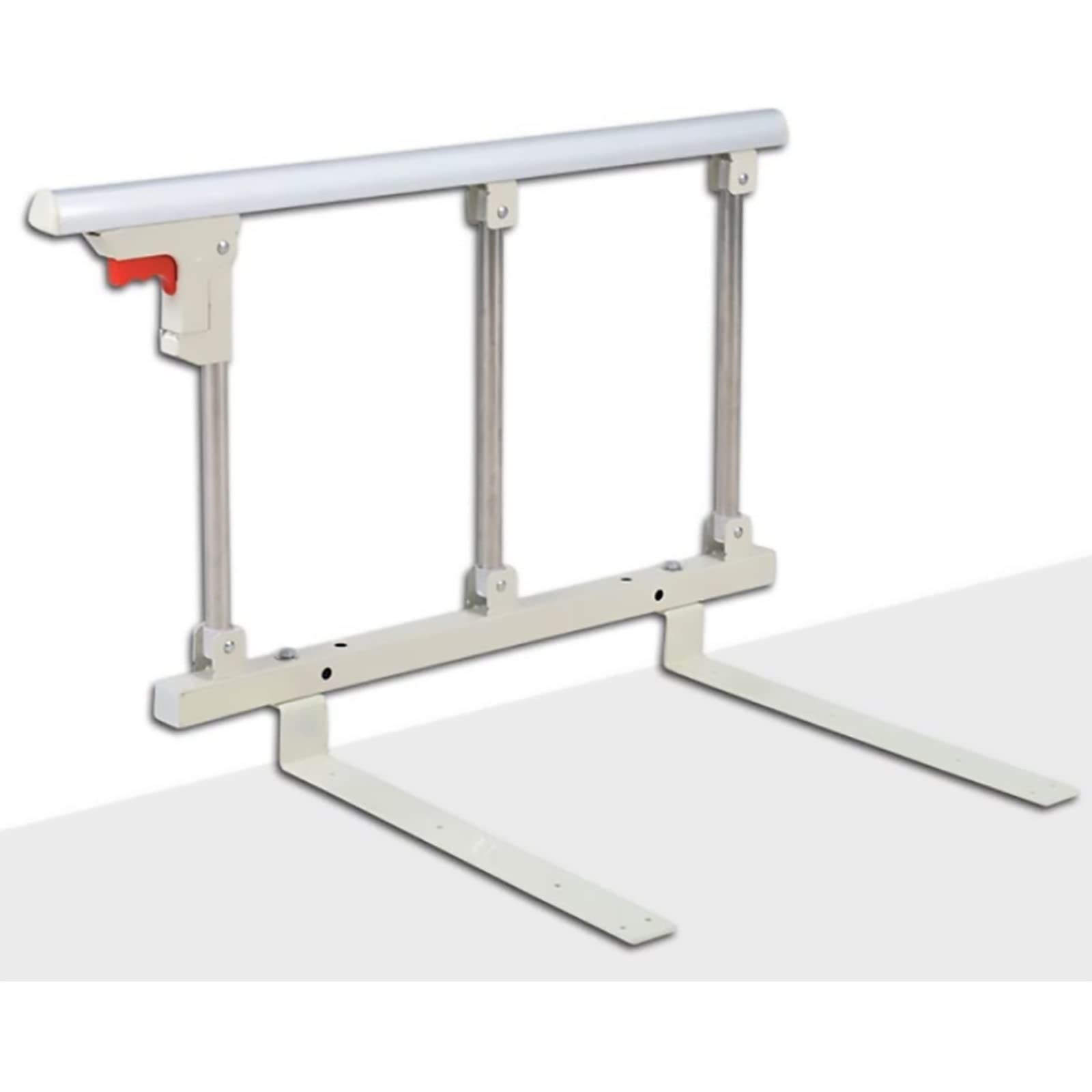 Barierki do łóżek, barierka zabezpieczająca łóżko barierka aluminiowa ze stopu z jednym kluczem składana rączka pomocnicza barierka łóżkowa dla osób niepełnosprawnych