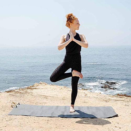 Yogo Ultra Folding Yoga Mat (Long And Wide) With Attached Straps, For Travel And Adventure, Non-Slip Premium Plant Rubber, Hygeinic And Eco-Friendly No Pvc #TOP4