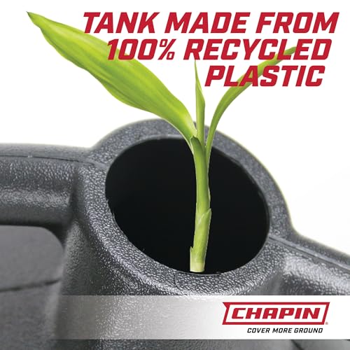 Chapin 47998: 2 Gallon Watering Can for Indoor & Outdoor Plants, 100% Recycled Plastic with Removable Nozzle, Drip-Free Sprinkler Head, Made in USA