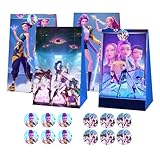 Kop Hunters Geschenktüte Klein 12er-Set,Kindergeburtstag Mitgebsel Papiertüten mit 12 Aufklebern, Party Süßigkeiten Tüten & Geschenkpapier