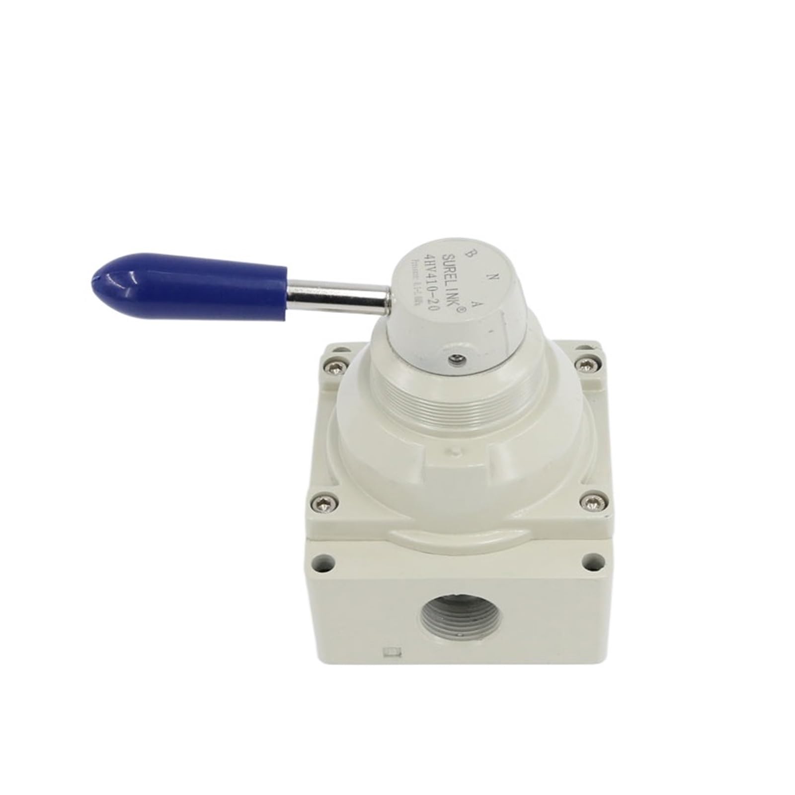 Vanne rotative pneumatique 4HV330 distributeur manuel 4 voies 3 positions