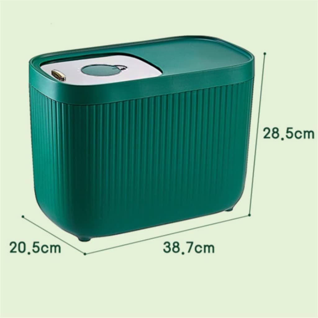 Rice Container Container Food Separator Valley Goods Container Dried Food Container Storage Container for Dogs and Cats (Color: White, Size: 38.7x20.5x28.5 cm) (Orange 38.7x20.5x28.5 cm)