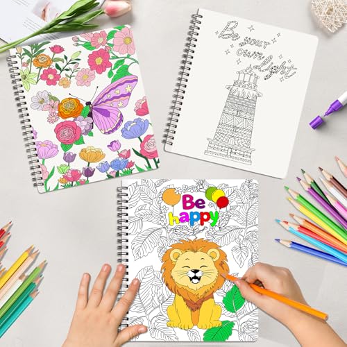 Adult Coloring Books Set of 2, Coloring Books for Adults Relaxation, with Funny Words & Mindfulness Coloring Book -The Perfect Relaxation and Relieve Anxiety Gift for Women - Image 3
