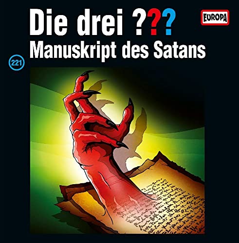Portada del vinilo Folge 221: Manuskript des Satans de Die Drei ???