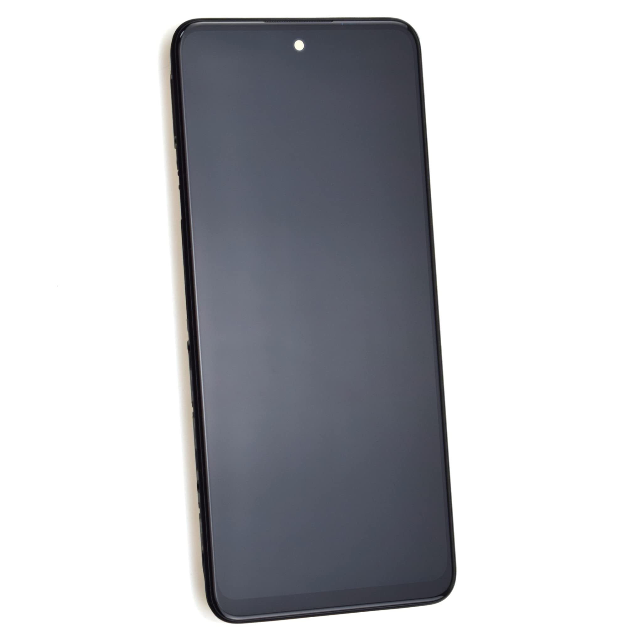 Complete Screen LCD Digitizer Touch Assembly Replacement for LG K62 K52 Q52 with Tool Kit and Screen Frame Installed Black 6.6