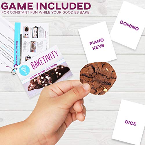 BAKETIVITY Kids Baking DIY Activity Kit - Bake Delicious Chocolate Chunk Cookies with Pre-Measured Ingredients – Best Gift Idea for Boys and Girls Ages 6-12 - Thumbnail 3