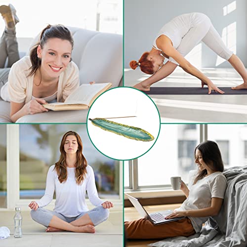 Xienie Incense Holder, Incense Sticks Holder 9Inches Long Enough To Catch All Ash No Mess Easy To Clean, Ceramic Incense Burner Holders For Living Bed Yoga Medication Room, 1Pcs #TOP4