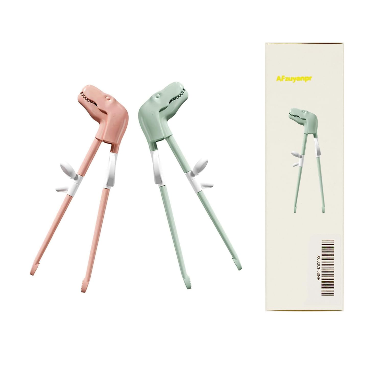 AFzuyanpr Kids Chopsticks Chopsticks for Kids Dinosaur Training Chopsticks with Carton Packaging Gift for Beginners — Amazon image 6