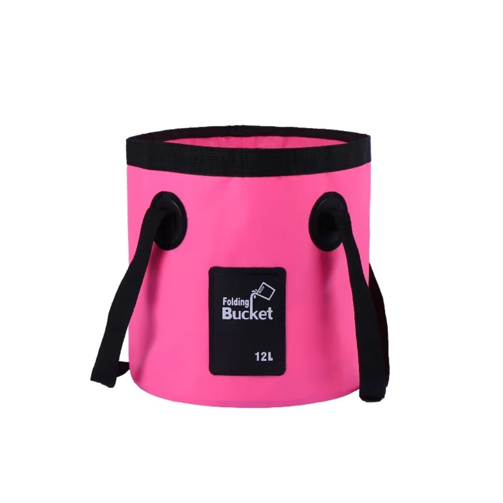 Faltbarer Eimer 12LBowl Waschbecken Waschen Tasche Auto Waschen Eimer Tragbare Outdoor Reise Faltbare Wasser(Color5)