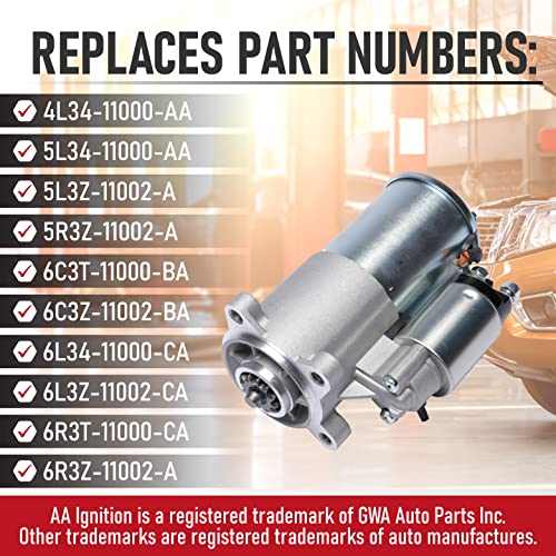 image for AA Ignition Replacement Starter Motor - Compatible with Ford & Lincoln