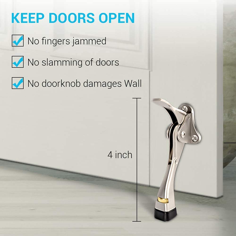 CRANACH Heavy Duty Door Stopper,Bottom of Door,Kickdown Door Stop for