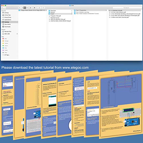 image for ELEGOO Mega R3 2560 Project Starter Kit Compatible with Arduino IDE ME