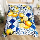 Fermeture éclair et liens : la housse de couette avec fermeture éclair dissimulée et 4 liens aux coins est facile à mettre et à retirer, et les liens permettent d'empêcher votre couette de bouger.