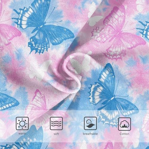 Girls Underwear Soft Cotton Tie Dye Butterfly Kids Panties in Sizes 2/3t, 4t, 5t, 6 and 83