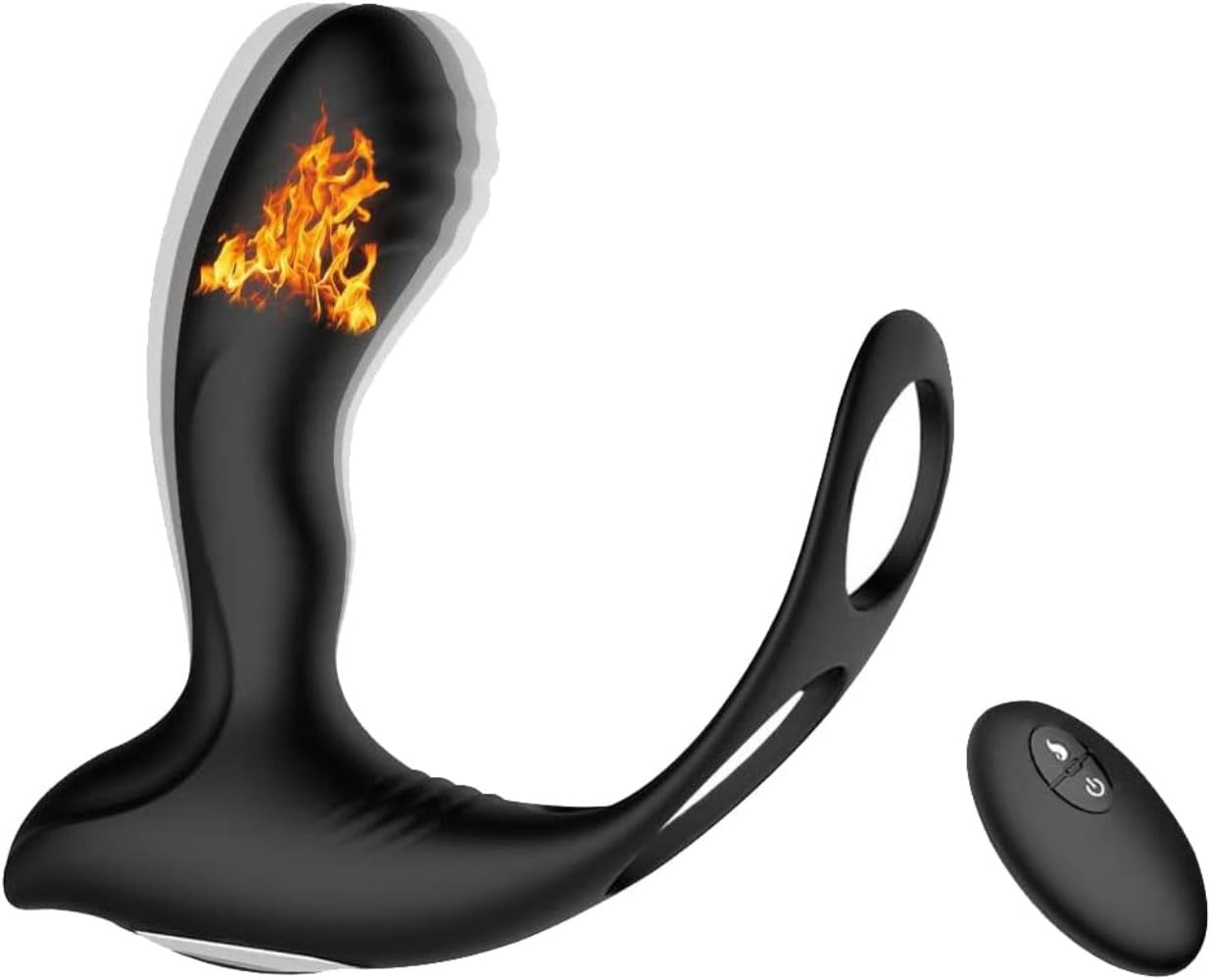 Massaggiatore in silicone, 10 modalità di vibrazione, massaggiatore, massaggiatore per il punto G, nero