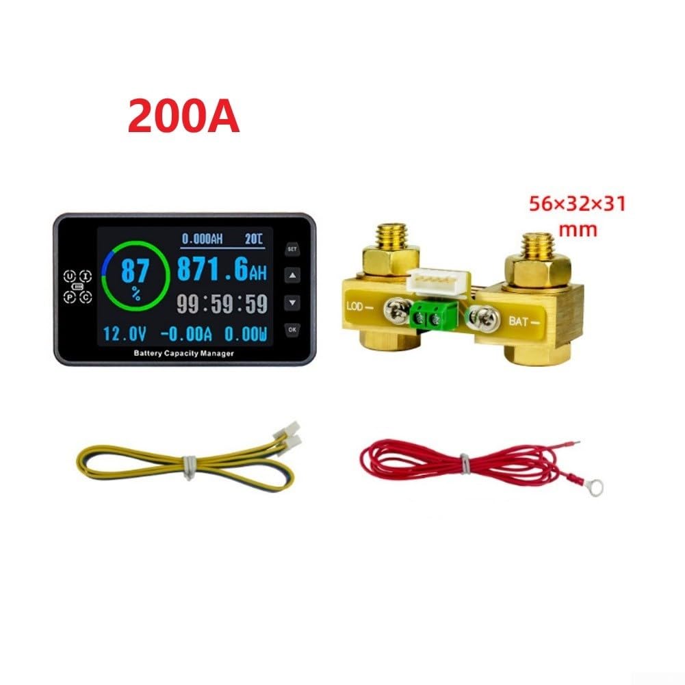 Coulomb - Medidor de pantalla LCD de 3,5 pulgadas (8-120 V, WiFiB)