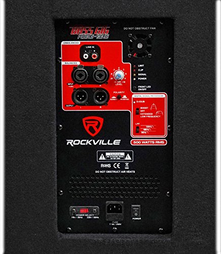 Image of Rockville RBG18S Bass Gig 18 inch Active Powered PA Subwoofer for DJ /Pro