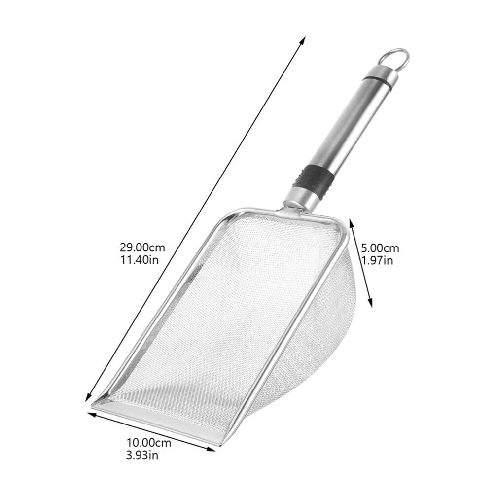iplusmile 5pièces Pelle à Litière pour Chat Acier avec Capacité Pratique pour Litière De Chat Outil De Nettoyage pour Animaux De Compagnie