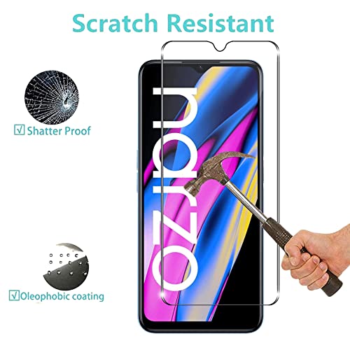 Foryo 3 Pezzi, Vetro Temperato per realme Narzo