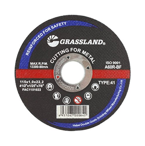 Thin Cutting Disc, Steel Freehand Cut-Off Wheel - Flat - 4-1/2