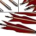PG1ARCHERY Archery Bamboo Arrows, 32 inch Traditional Hunting Practice Target Arrow 5