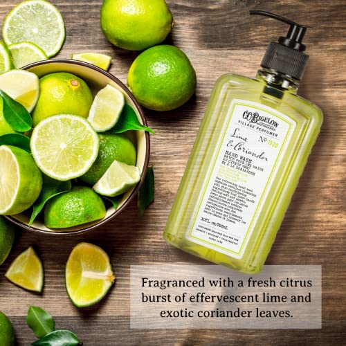 C.O. Bigelow Lime Coriander Hand Wash, Village Perfumer Liquid Hand Soap with Aloe Vera & B5, 10 Fl Oz - Thumbnail 6