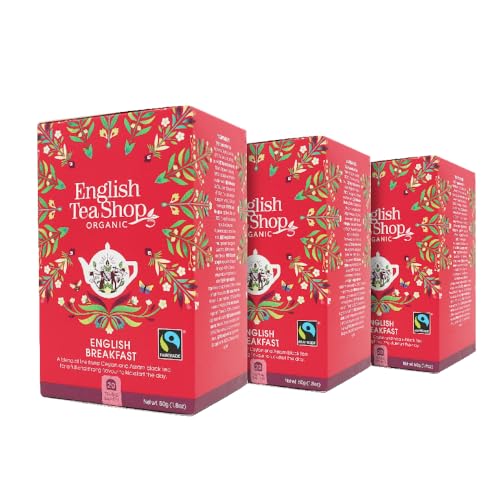 English Tea Shop Organic English Breakfast Tea - 20 Sachet Teabags