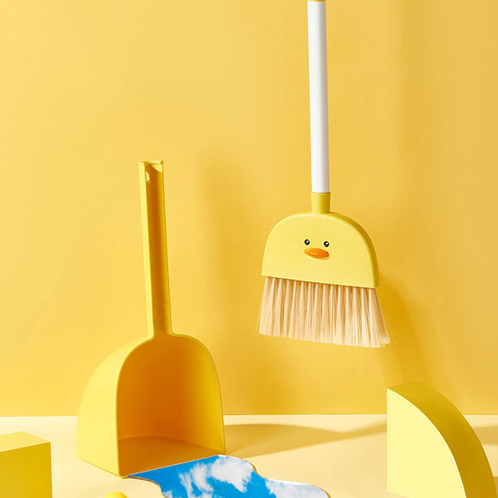 Kit de Mini Escoba y Recogedor para Niños, Herramienta de Limpieza para Actividades de Barrido del bebé