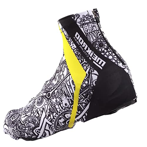 Couvre-chaussures vélo en polyester pliable avec fermeture zip protectrice - 4