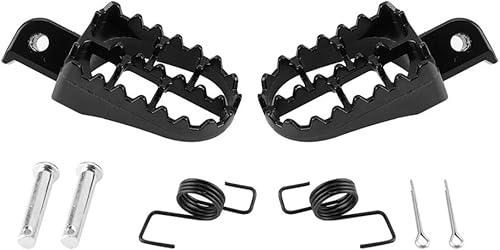 ARAMOX Estriberas, 2pcs motocicleta pie clavijas pedales resto reposapiés para PW50 PW80 TW200