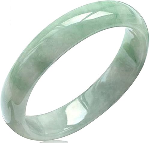 XiskCan Jade Bangle Bracelet for Women, Good Luck Gifts, NAT-C1
