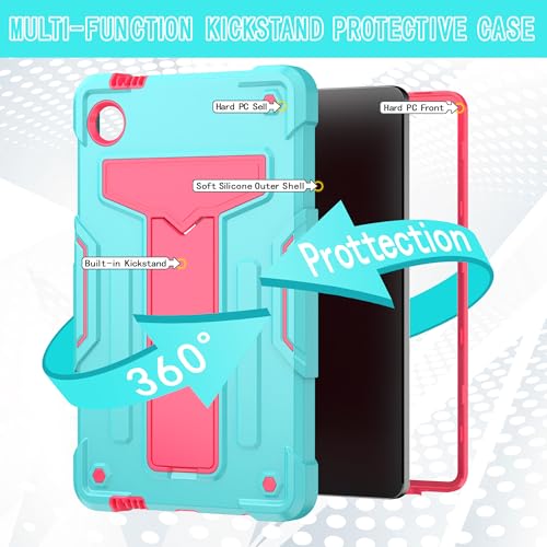 Coque de protection robuste Samsung Tab A9 antichoc silicone durable - 4