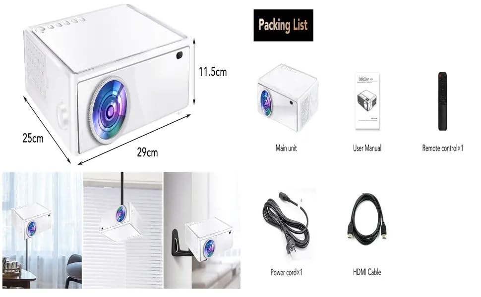 Image of TOPTRO Legend Mini Pro Projector 4K Ultra HD, 26000 Lumens (2K)