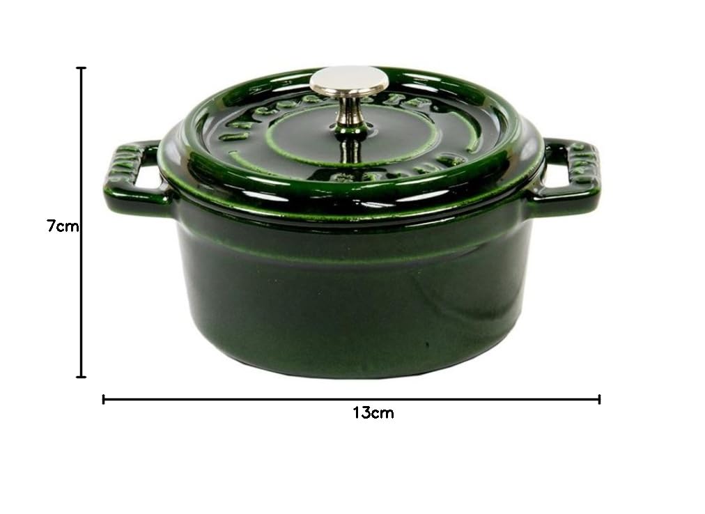 Amazon.co.jp: ストウブ(staub) ココット ラウンド 10cm バジル