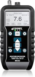 Tramex Moisture Encounter MEX5 Digital Moisture Meter for Wood, Drywall & Building Materials - Non-Destructive RH Testing