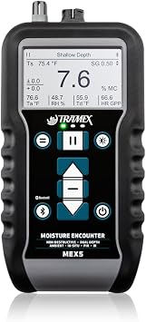 Tramex Moisture Encounter MEX5 | Meter for Measuring Moisture Content & Relative Humidity in Wood, Drywall & Building Materials