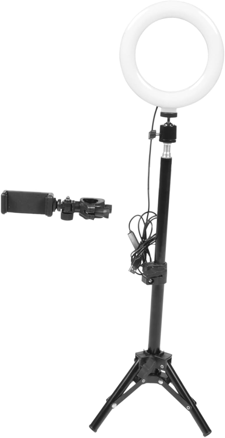 1set Desktop Tripod Fill Light Light for and Live Streaming Includes Stand and Phone Holder Portable Photography