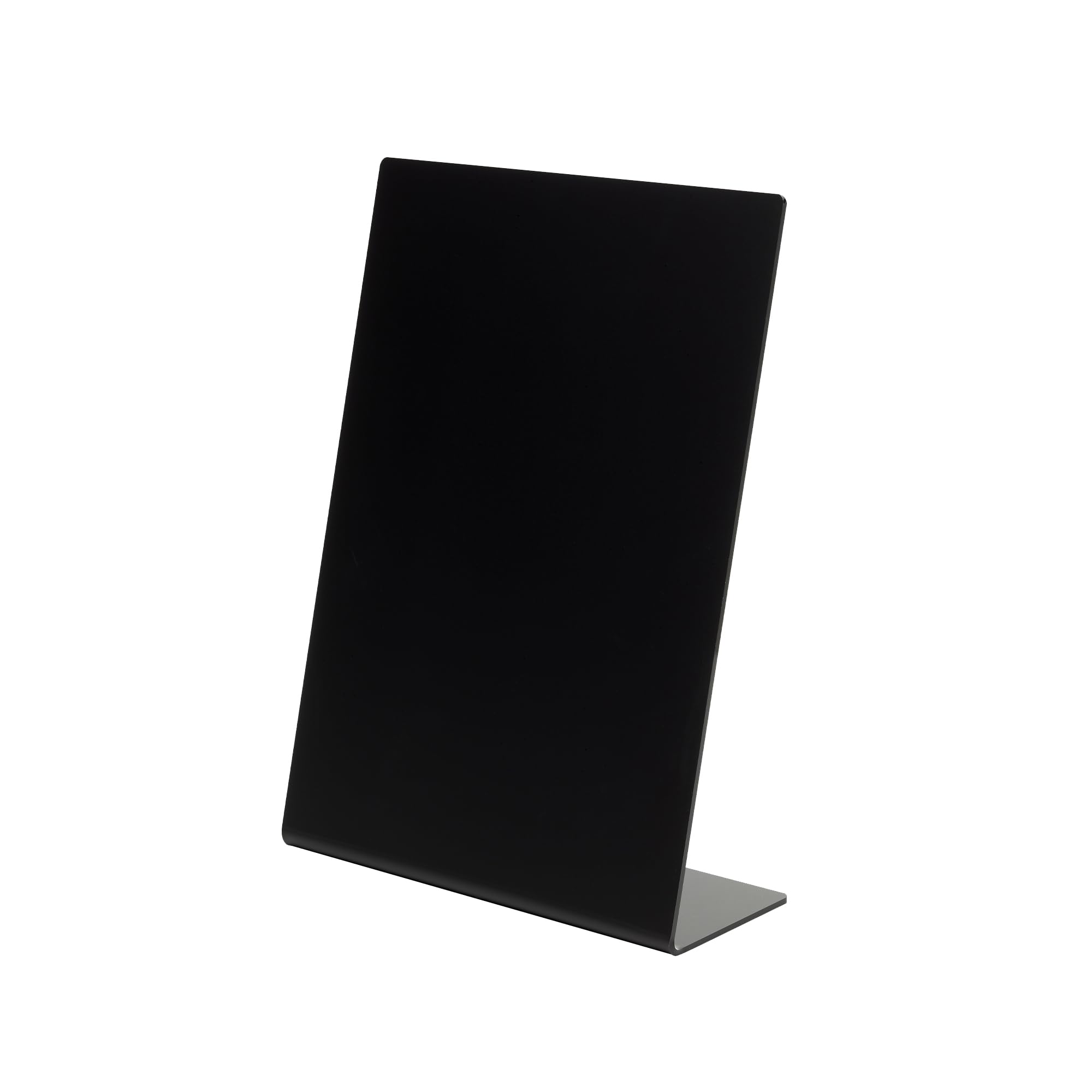 Deflecto Double-Sided Table Chalkboard Sign, Freestanding Mini Display for Cafés, Weddings, Parties, Menus, Event Labels, Tabletop Message Board - Single Pack, A5