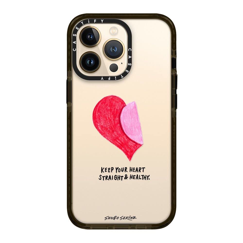 ケスティファイ　CASETiFY casetifyハート柄 iPhone用ケース Amazon.com: CASETiFY Impact Case for iPhone 13 Pro - Heart - Clear