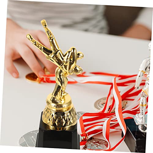 VANZACK 4 Pçs Troféu De Luta Livre Competição Troféu Brinquedo Esportes Troféu Torneio Troféus De Lu