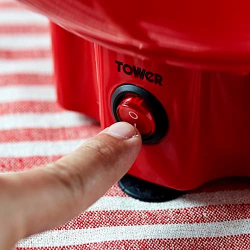 Tower T19039RD Candy Floss Maker, Plastic, 400 W